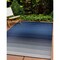 World Rug Gallery Contemporary Stripe Shade Reversible Recycled Plastic 7'10'' X 10' Navy Outdoor Rug 6074NAVY8X10 - alternate 1